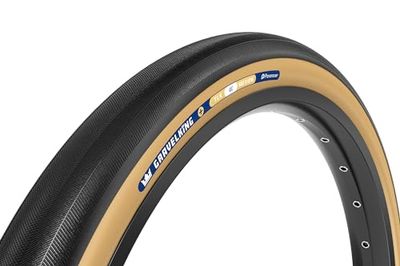 Panaracer Gravelking Slick Plus Pneu Unisexe, Noir/Marron, 700 x 35C