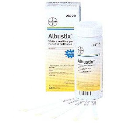 Albustix Proteinas 50 Tiras A2872C52, 50 unidad, 1