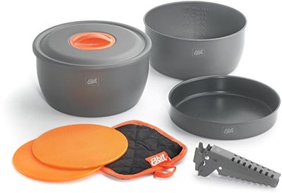 Esbit 410809 Conjunto de cozinha para campismo, tamanho 2L e 2,5 L