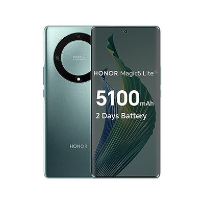 Honor Magic5 Lite Dual SIM 256 GB ROM + 8 GB RAM (alleen GSM | zonder CDMA) 5G smartphone in de fabriek ontgrendeld (smaragdgroen) - internationale versie