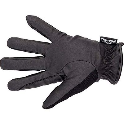 HKM Męskie rękawice do jazdy konnej-121891000670 rękawiczki, czarne, XS