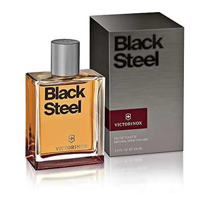 Black Steel by Swiss Army for Men - 3.4 oz EDT Spray