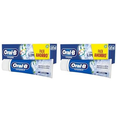 Oral-B Complete Plus Pasta Dentífrica 2 x 75 ml (el embalaje puede variar) (Paquete de 2)