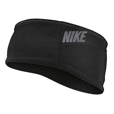 Nike - Fascia per capelli da adulto, unisex, colore nero/bianco, taglia unica
