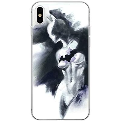 Ert Group custodia per cellulare per Apple Iphone XS Max originale e con licenza ufficiale DC, modello Bat Girl 001 adattato in modo ottimale alla forma dello smartphone, custodia in TPU