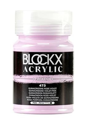 Blockx 65473BXC - ACRILICO Quinacridone rosa viola – Vaso 500 ml