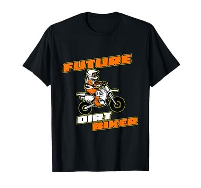Future Dirt Biker Regalo divertido de motocross para niños Camiseta