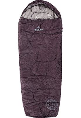 MOLS Versailles unisex sovsäck med praktisk dragkedja 4087 fikon, en storlek