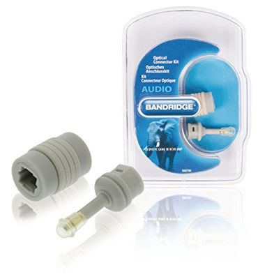 Bandridge BAK700 – kabelsnitt/adapter (TOS, Jack 3,5 mm, hane/hona kontakt, svart)