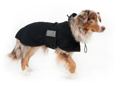 DOG Copenhagen Back-on-TrackManteau Filet pour Chien Noir 25 cm