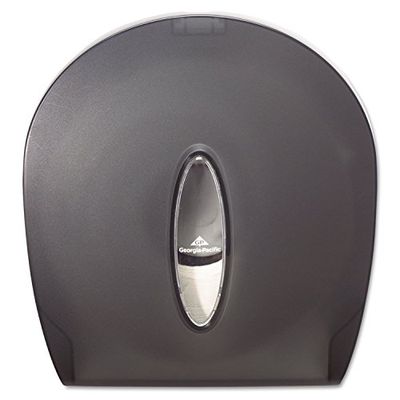 Georgia-pacific GP Translucide fumée Jumbo JR. Boîtes de mouchoirs de salle de bain, 26,9 cm Largeur x 28,7 cm Hauteur X 13,7 cm de profondeur, Fumée translucide, 1