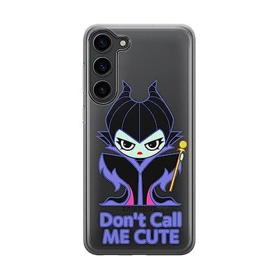 ERT GROUP mobiltelefonfodral för Samsung S23 PLUS originalt och officiellt licensierat Disney mönster Maleficent 003 optimalt anpassad till formen på mobiltelefonen, gedeeltelijk transparant