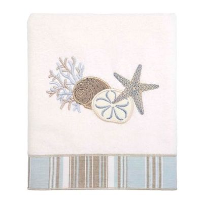Avanti Linens pelo mar toalha de banho, algodão, branco, Hand