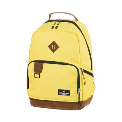 Walker- Rucksack Pure Eco Butter Sport 42154-250-Zaino Lifestyle Principale, Scomparto per Computer Portatile, Spallacci ergonomici e Schienale Imbottito, Volume Circa, Colore Yellow, 29 L, 42154-250