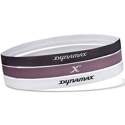 Dynamax Headbands - Black / Mauve Taupe / White