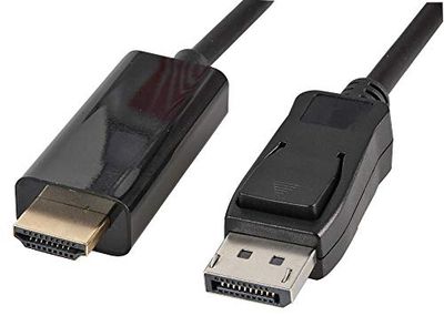 DisplayPort naar HDMI-kabel, 1m zwart