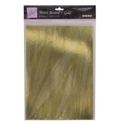 Anitas A4 250 GSM Mirri-bräda, 20-pack, guld