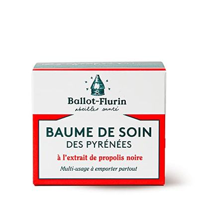 Ballot Flurin - Baume Soin Pyrénées - Propolis noire - Fabriqué en France - Certifié Comébio - 30 ml