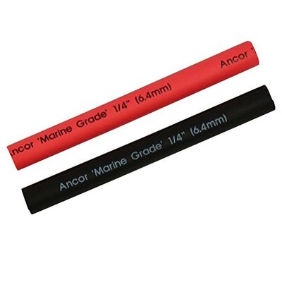ANCOR Adhesive Lined Heat Shrink TUBING 1'X3' Black & Red Combo Pack, DAN-1436 Other, Multicolor, One Size