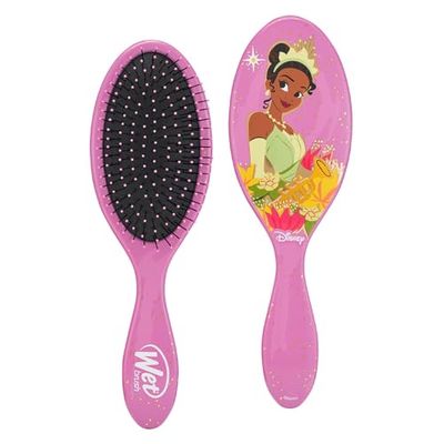 WetBrush Disney Original Detangler Hair Brush, Ultra Soft Intelliflex Bristles to Gently Separate Knots With Ease, Wet Brush Detangler Is Gentle on Hair, Disney Ultimate Princess Collection, Tiana