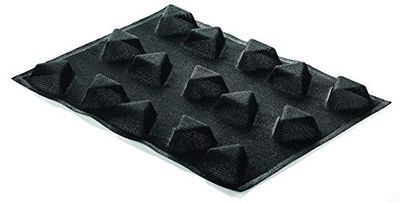 Silikomart | Micro-Forme in Silicone Perforato, Stampo Triangle, Misure 400 x 300 x 25 mm,