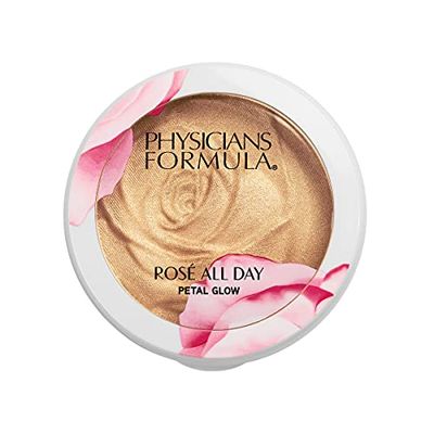 Physicians Formula - Rosé All Day Petal Glow - Illuminante Viso in Polvere con Finitura Perluminosa per Ogni Carnagione, Riduce Segni di Espressione e Rughe per un Colorito Radioso - Freshly Picked