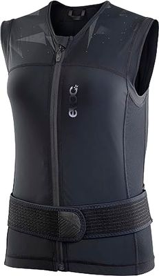 EVOC PROTECTOR VEST PRO WOMEN, kamizelka ochronna (technologie zapobiegające powstawaniu nieprzyjemnych zapachów, akcesoria rowerowe, które można prać w pralce, rozmiar: L), Czarny