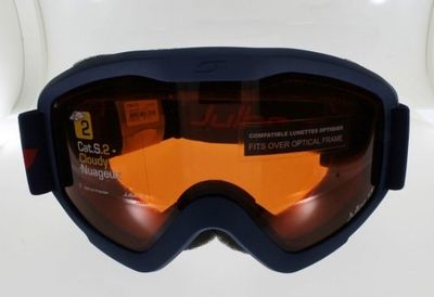 Julbo Plasma Cat 2 OTG Masque Mixte Adulte, Bleu/Orange, Taille L
