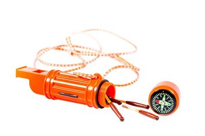 C.A.O. - Sifflet de Survie en Plastique - Longueur 12 cm - Diamètre ø 3 cm
