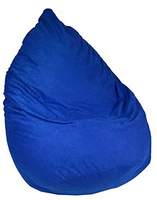 Heunec – 671010 – Pouf en Microfibre Bleu 120 l