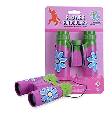 Wild Republic - Binocular Girly Girl Flower, prismáticos de Juguete, 12 cm (10655)