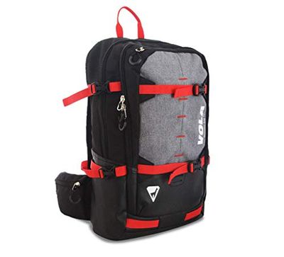 Vola Mountain rugzak voor volwassenen, unisex, zwart/grijs/rood, 152545