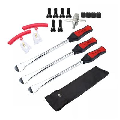 Dr.Roc Bandlepel Hendel Iron Tool Kits Motorfiets Fiets Professionele Band Change Kit w/Case - 3 STKS