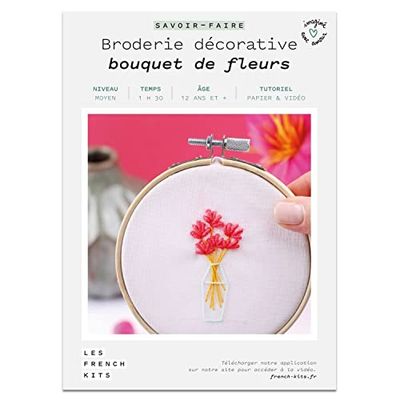 French Kits Les Broderie décorative - Bouquet de fleurs