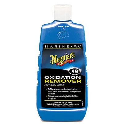 Meguiar's M4916 Marine/Rv Heavy Duty Oxidation Remover - Eliminador de Óxido Gama Marina, 473 Mililitros, 16 Oz