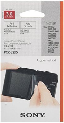 Sony PCK-LS30 - Protetor de ecrã para câmaras digitais Cyber-Shot de 3", preto