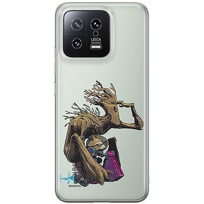 ERT GROUP etui na telefon Xiaomi 13, case oryginalny i oficjalnie licencjonowany przez Marvel, wzór Guardians of the Galaxy 004, optymalnie dopasowane, plecki z TPU częściowo przeźroczyste