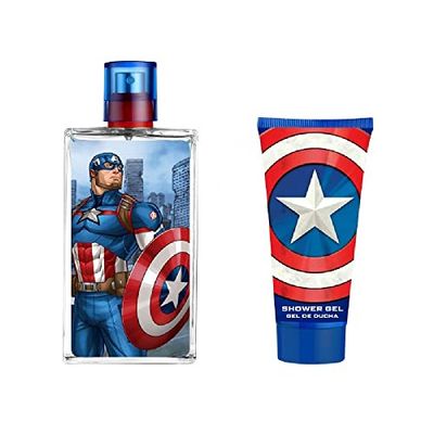 Marvel Cap.AMER NEC EDT100+Gel, Estándar, Único, 4