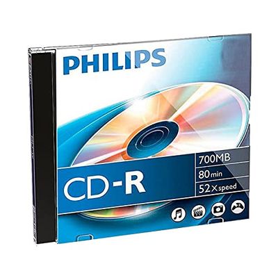Philips 10 x CDR 700 MB 80 Min, 52 x