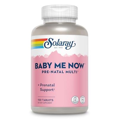 Solaray Baby Me Now Pre Natal Multi 150 Tablets