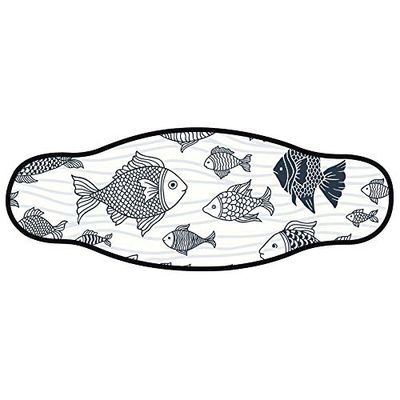 Best Divers IN/BRN-DV, neopreen masker, dubbel klittenband, branco