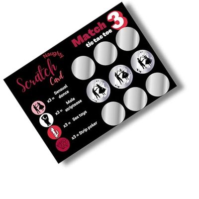 Gratta e vinci erotico per adulti. Regalo sexy. Regalo erotico per fidanzato o marito. Regalo per qualsiasi occasione speciale. Regalo birichino per le coppie. (Ballo sexy)