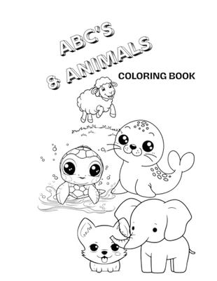 ABC's & Animals 1: Your animal Alphabet Coloring Book