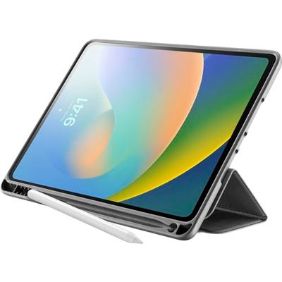 Cellularline - Folio Pen - Custodia ultra-protettiva con Alloggiamento per Apple Pencil - Compatibile con iPad Pro 11" (2022) / Pro 11" (2021) / Pro 11" (2020)- Nero
