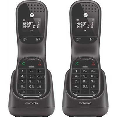 Motorola TD1002 - Digitale draadloze telefoon - Zwart