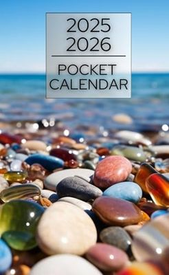 Pocket Calendar 2025-2026: Monthly Planner for Purse - From January 2025 To December 2026