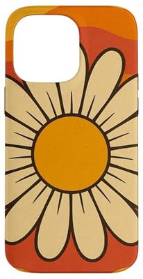 Design vintage vintage con margherite e fiori Custodia per iPhone 14 Pro Max