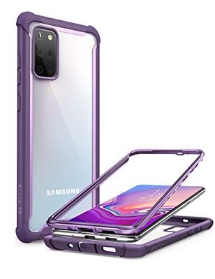 i-Blason Ares Series Rugged Clear Protective Bumper Case for 6.7-Inch Samsung Galaxy S20+ Plus 5G (2020), Purple
