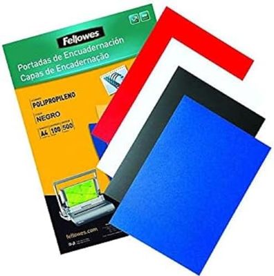 Fellowes Pack de 50 Portadas Pp Transparente A3 450 Micras