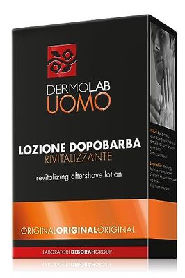 Dermolab Uomo - Lozione Dopobarba ad Azione Rivitalizzante, per Tutti i Tipi di Pelle, Previene Arrossamenti e Aggressioni Esterne, Donando Freschezza ed Energia, Dermatologicamente Testato, 100 ml